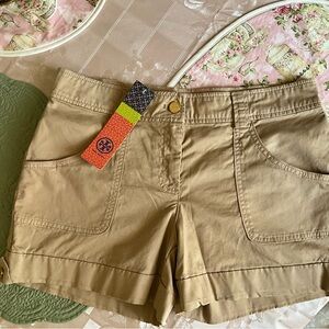 Tory Burch Tan Women's Cargo Shorts